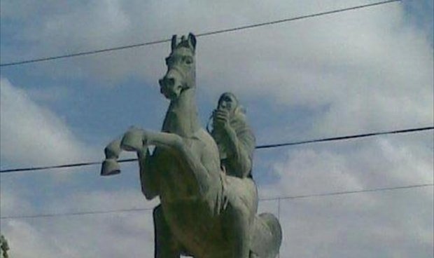 اختفاء تمثال عمر المختار من العاصمة الليبية طرابلس