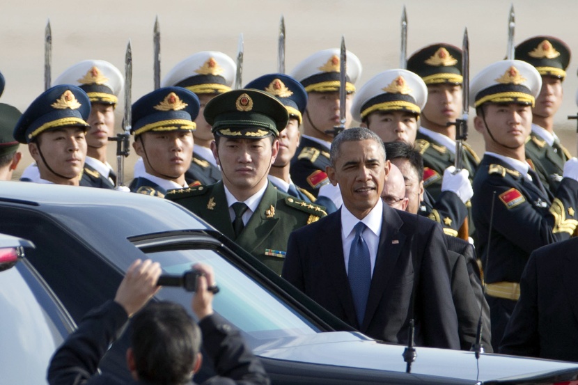 وصول اوباما إلى بكين المحطة الاولى في جولته الآسيوية