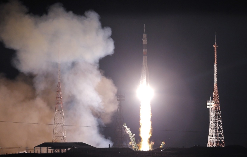 قصة مصورة: انطلاق كبسولة الفضاء 'سويوز' في مهمة إلى المحطة الدولية