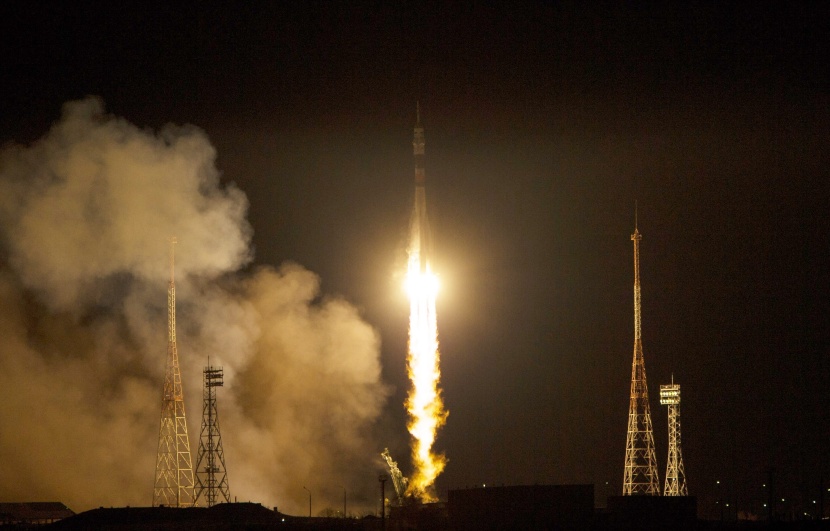 قصة مصورة: انطلاق كبسولة الفضاء 'سويوز' في مهمة إلى المحطة الدولية