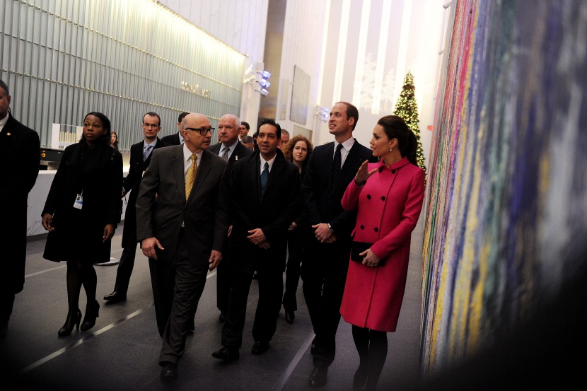 قصة مصورة: ويليام وكيت يزوران النصب التذكاري لأحداث 11 / 9 في نيويورك