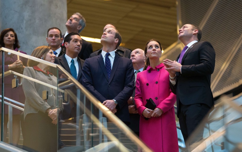 قصة مصورة: ويليام وكيت يزوران النصب التذكاري لأحداث 11 / 9 في نيويورك