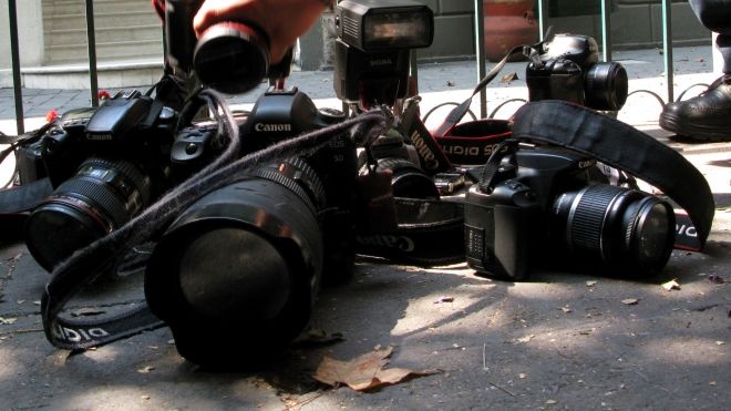 حملة الشارة الدولية: 128 صحفيا قتلوا خلال عام 2014