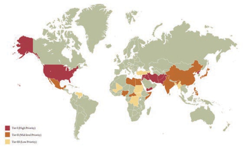 تقرير أمريكي يرصد مناطق الصراع والحروب المحتملة لعام 2015