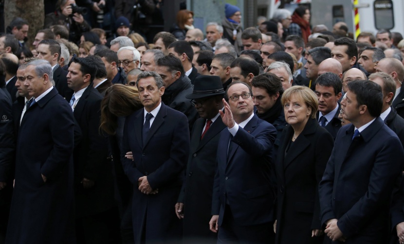 أكثر من 3.3 مليون شخص شاركوا في المسيرة ضد الإرهاب في باريس