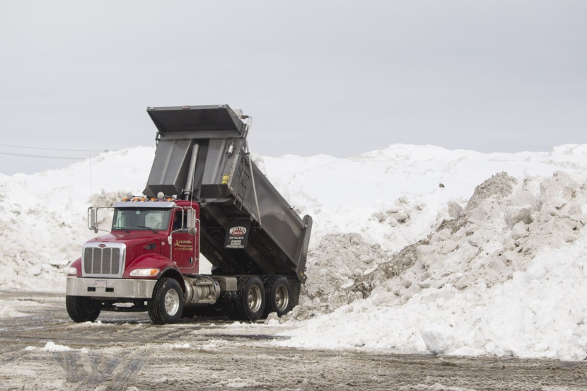 قصة مصورة: تراكم قياسي للثلوج في بوسطن يصيب الحياة بالشلل