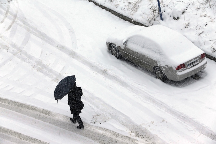 قصة مصورة: تساقط الثلوج على تركيا