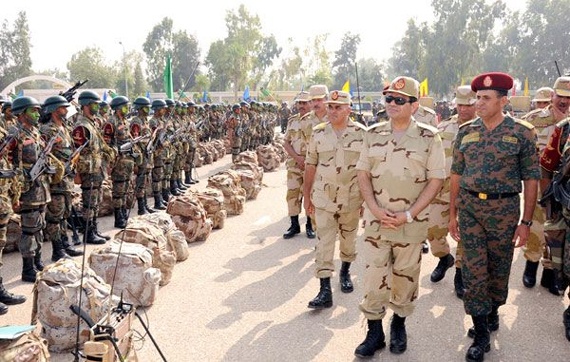 الجيش المصري يقصف أهداف لداعش في ليبيا