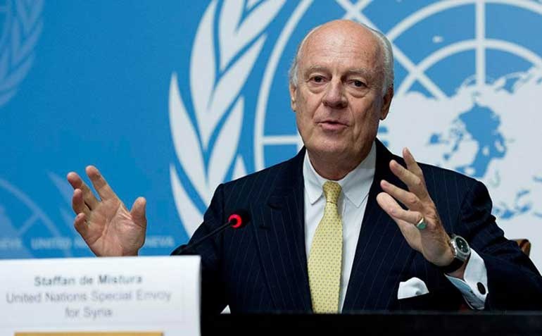 جماعات سورية معارضة: المبعوث الأممي "دي ميستورا" منحاز لنظام الأسد.. ولن نقابله