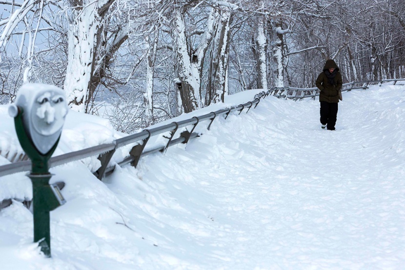 قصة مصورة: البرد القارس يجمد شلالات نياجارا في أمريكا