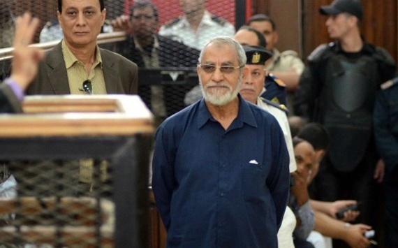 مصر : الحكم بإعدام مرشد جماعة الاخوان المسلمين