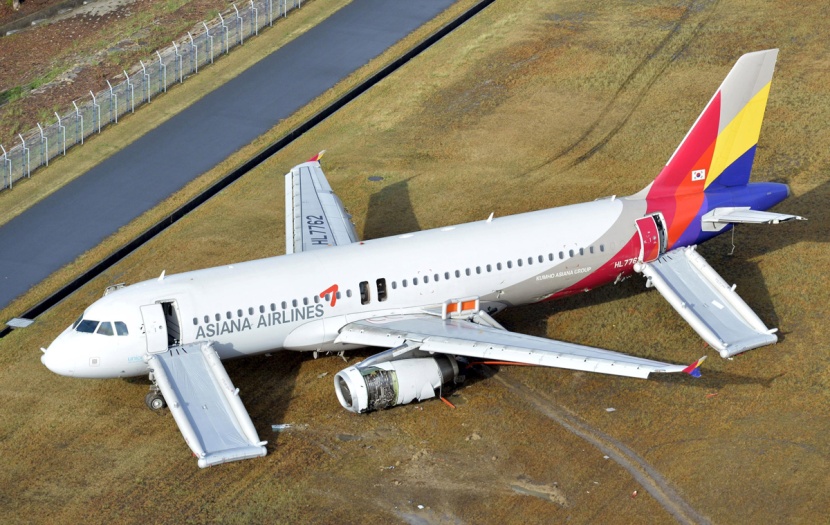 27 جريحا خلال خروج طائرة كورية عن المدرج في هيروشيما