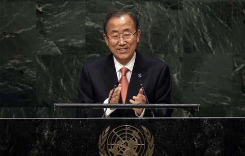 أمين عام الأمم المتحدة يدعو المجتمع الدولي إلى تقاسم أعباء اللاجئين