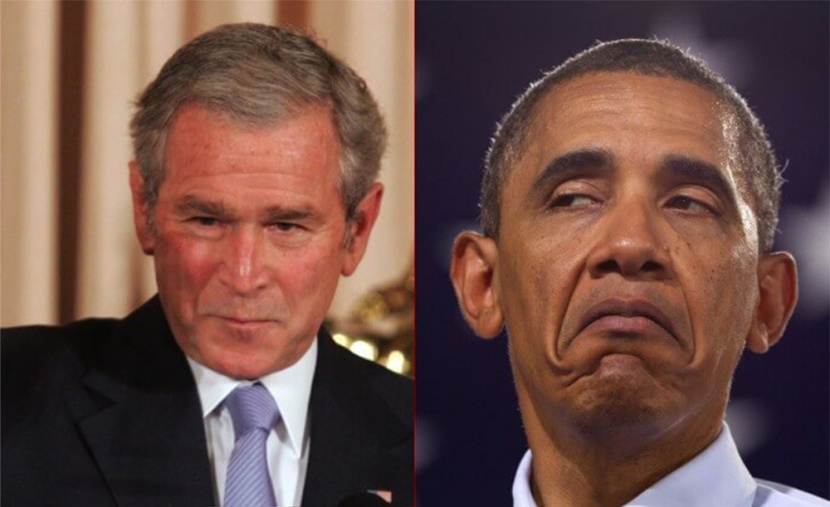 استطلاع: شعبية بوش أكبر من أوباما