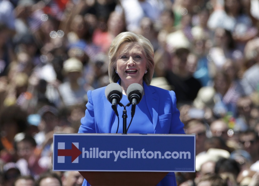 هيلاري كلينتون تقيم أول مهرجان انتخابي لها في نيويورك