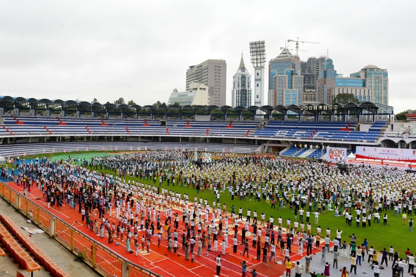 رئيس وزراء الهند يقود الاحتفال باليوم العالمي لليوجا