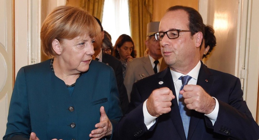 ميركل وهولاند يصفان اجتماع السبت بشان اليونان بالحاسم