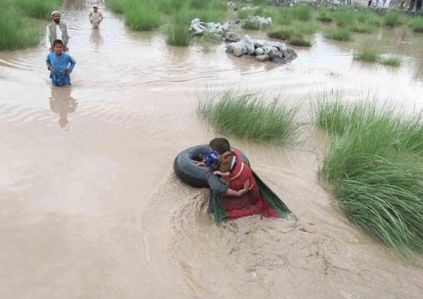 الفيضانات تدمر 100 منزل شمال شرق افغانستان