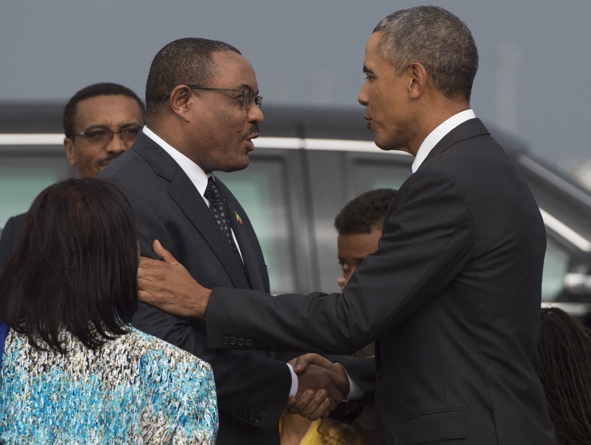 قصة مصورة : الرئيس الأمريكي يصل إلى إثيوبيا