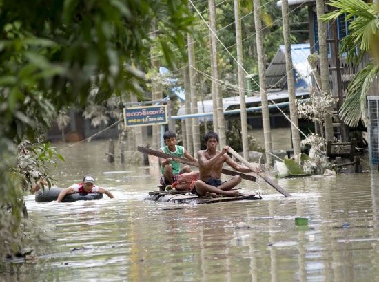 استراليا وأمريكا يقدمان مساعدات لميانمار المتضررة من الفيضانات