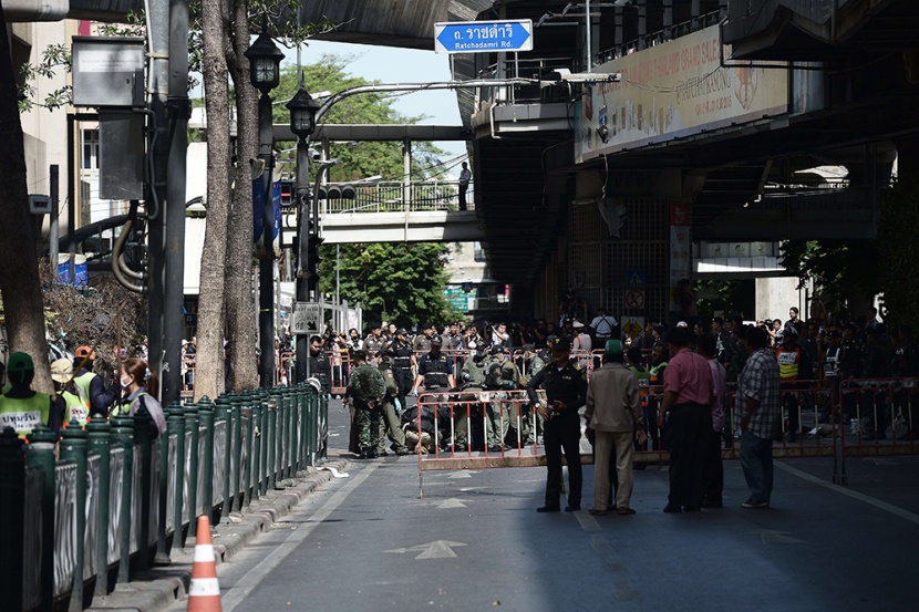 إلقاء عبوة ناسفة من على جسر في بانكوك دون وقوع إصابات