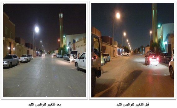 أمانة الرياض تركب 26 ألف فانوس (LED) موفر للطاقة