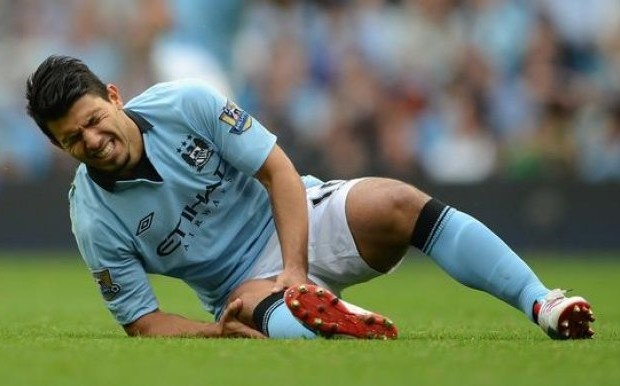 أجويرو يغيب عن لقاء يوفنتوس بسبب إصابة بالركبة