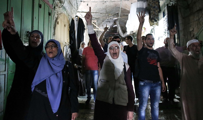 مواجهات المسجد الأقصى تسقط 26 مصابا