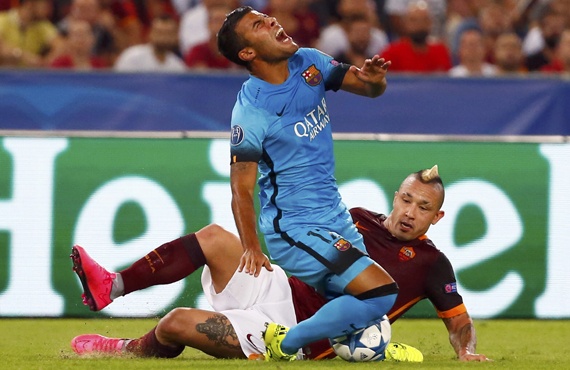 الرباط الصليبي يغيب رافينيا عن برشلونة حتى نهاية الموسم