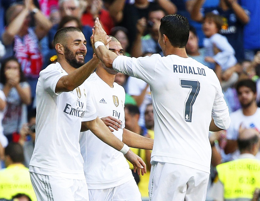 رأس بنزيمة تقود الريال لاعتلاء الصدارة مؤقتا