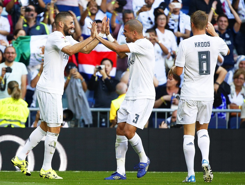 رأس بنزيمة تقود الريال لاعتلاء الصدارة مؤقتا