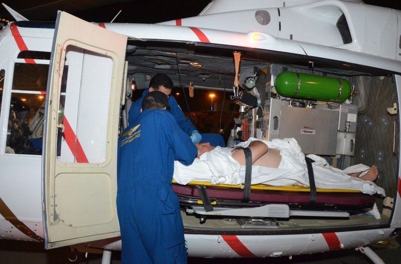 الإسعاف الجوي ينقل 10 حالات "حرجة " من مصابي حادثة رافعة الحرم