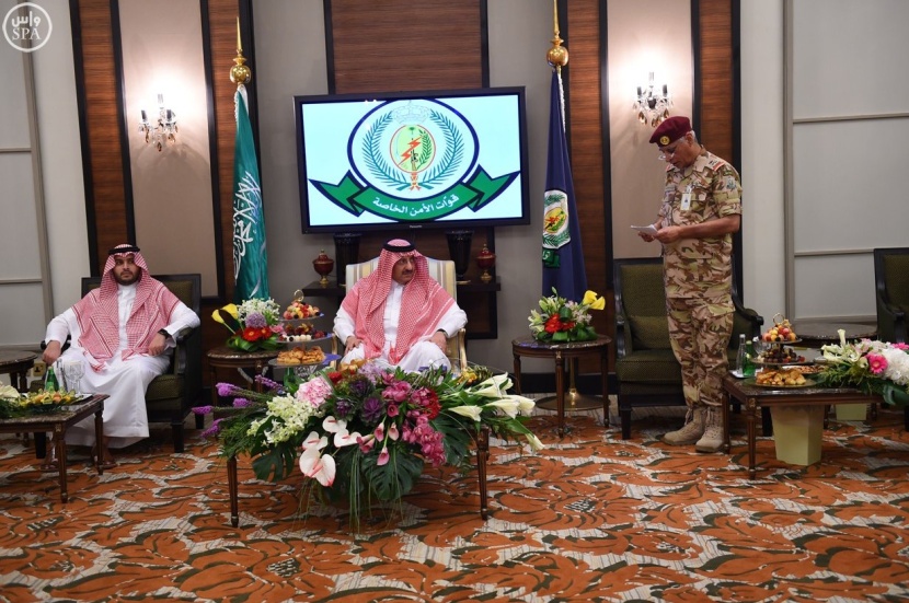ولي العهد يتفقد استعدادات قوات الأمن الخاصة المشاركة في مهام الحج