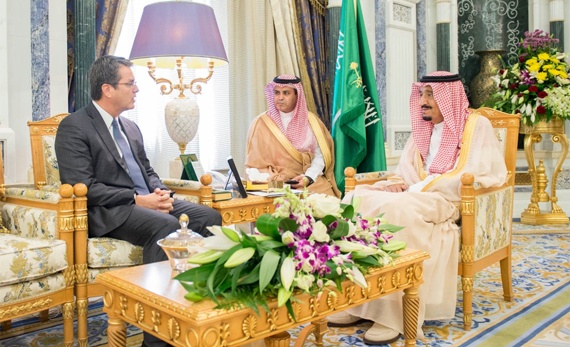 الملك يستقبل مدير عام منظمة التجارة العالمية