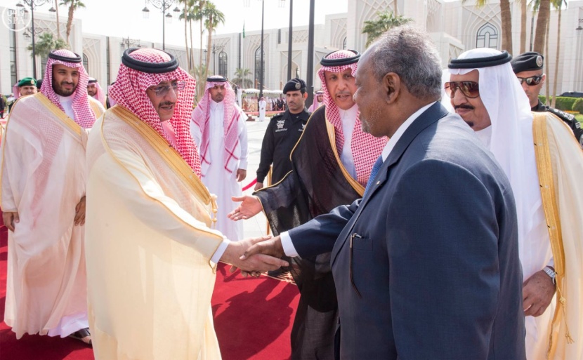 الملك يبحث مع الرئيس الجيبوتي تعزيز العلاقات الثنائية