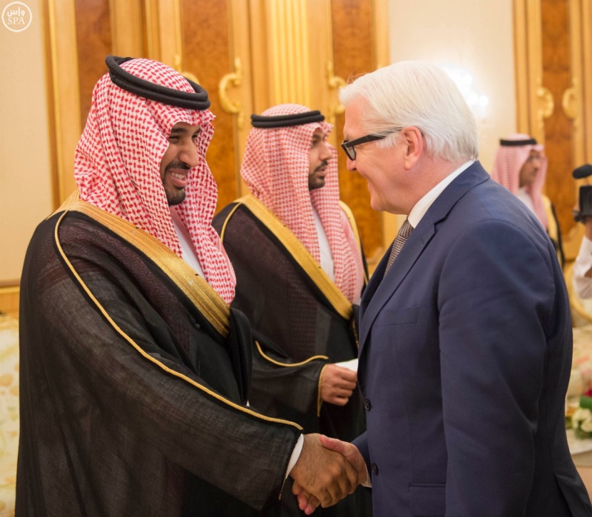 ولي ولي العهد يجتمع مع وزير الخارجية الألماني