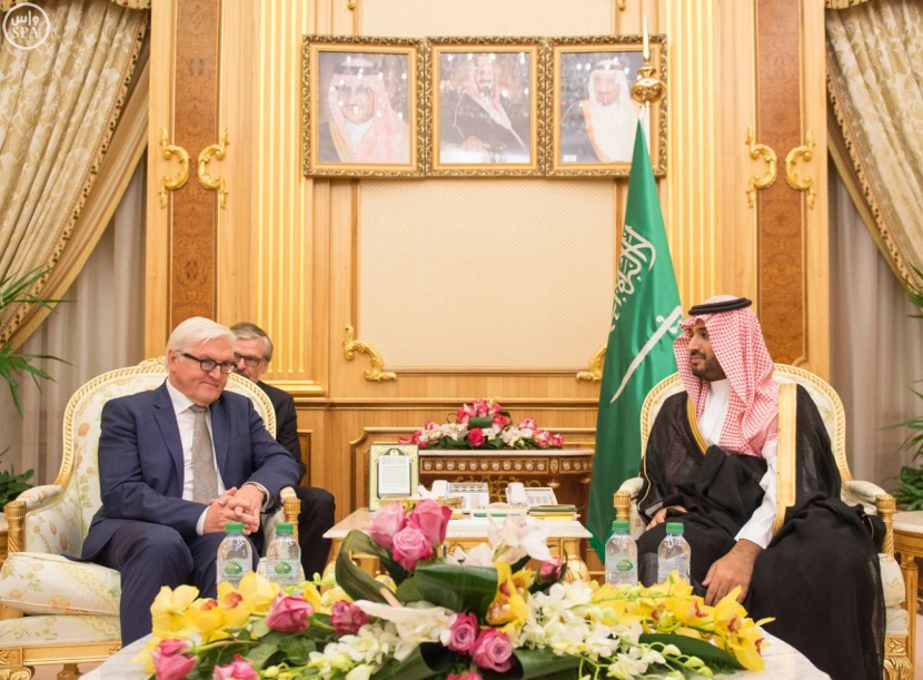 ولي ولي العهد يجتمع مع وزير الخارجية الألماني