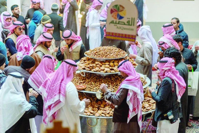 80 ألف قرص كليجا لزوار جناح القصيم