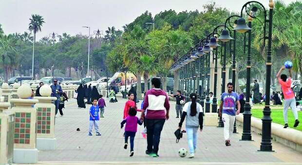 الجبيل الصناعية الأولى عربيا في تخضير المدن