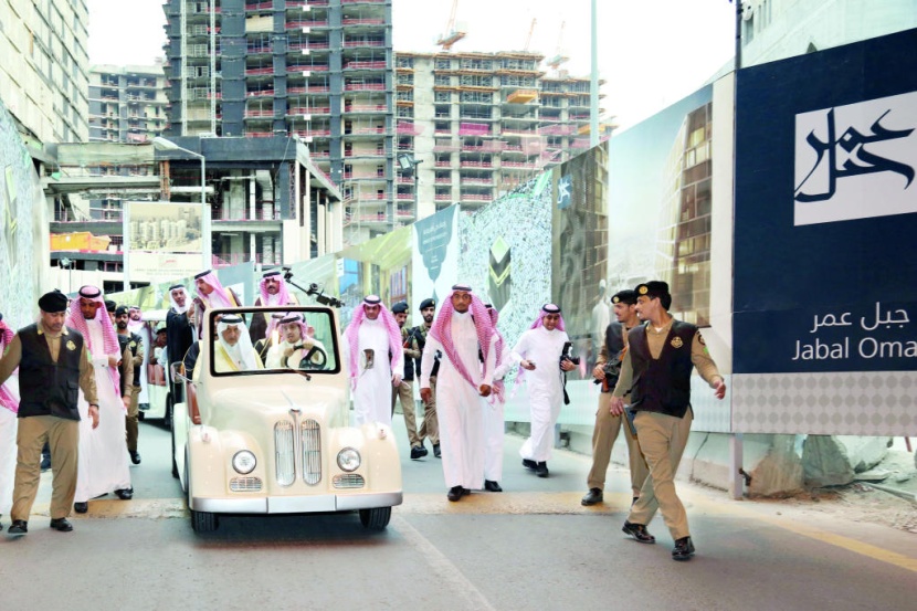 خالد الفيصل يدشن المرحلة الأولى لـ «جبل عمر» في مكة المكرمة