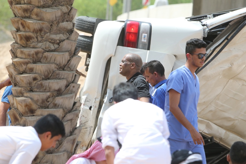 سقوط مركبتين من على كبري في الرياض .. وإصابة 6 أشخاص