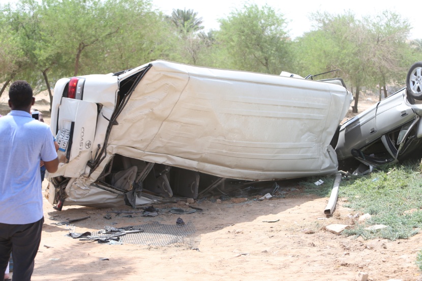 سقوط مركبتين من على كبري في الرياض .. وإصابة 6 أشخاص
