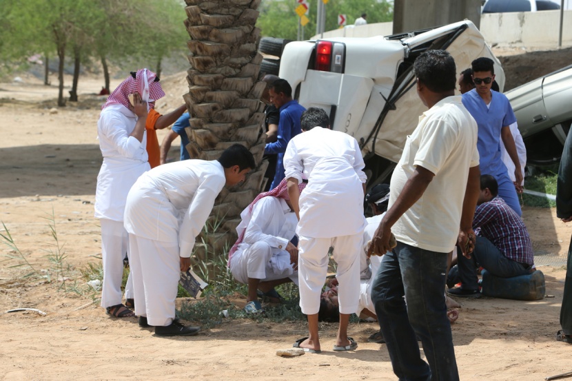 سقوط مركبتين من على كبري في الرياض .. وإصابة 6 أشخاص