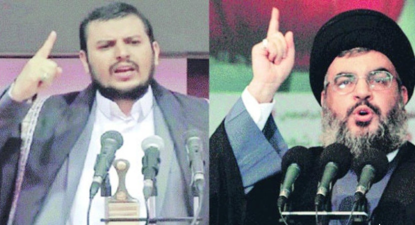 الحمَدين والحوثي ونصر الله .. «بيض» في سلّة الإرهاب الإيراني