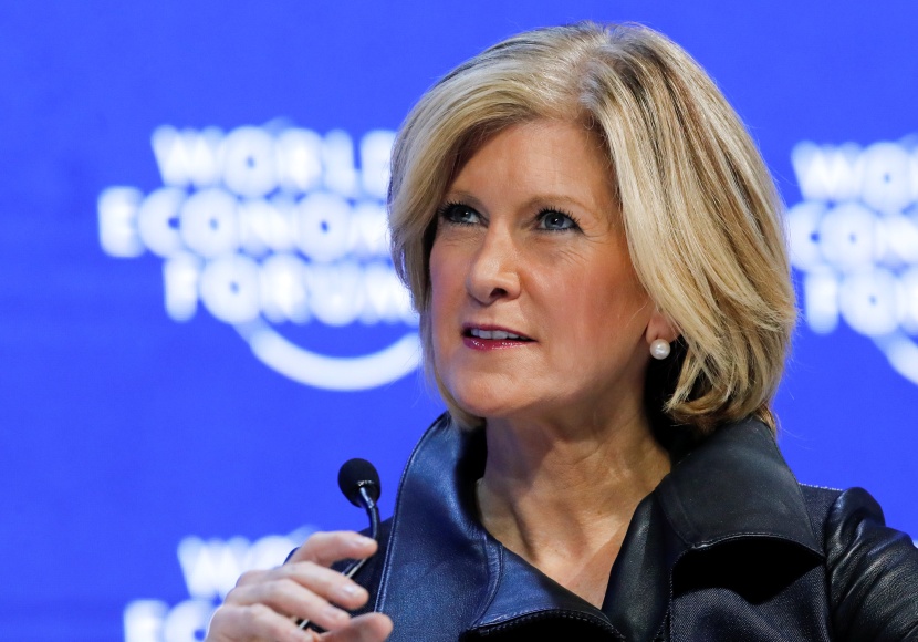  ترمب خلال الاجتماع السنوي للمنتدى الاقتصادي العالمي "دافوس"