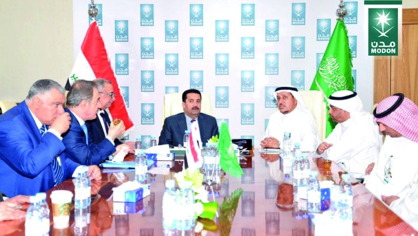 وزير الصناعة العراقي يزور «مدن» ويطلع على تجربتها في التطوير الصناعي