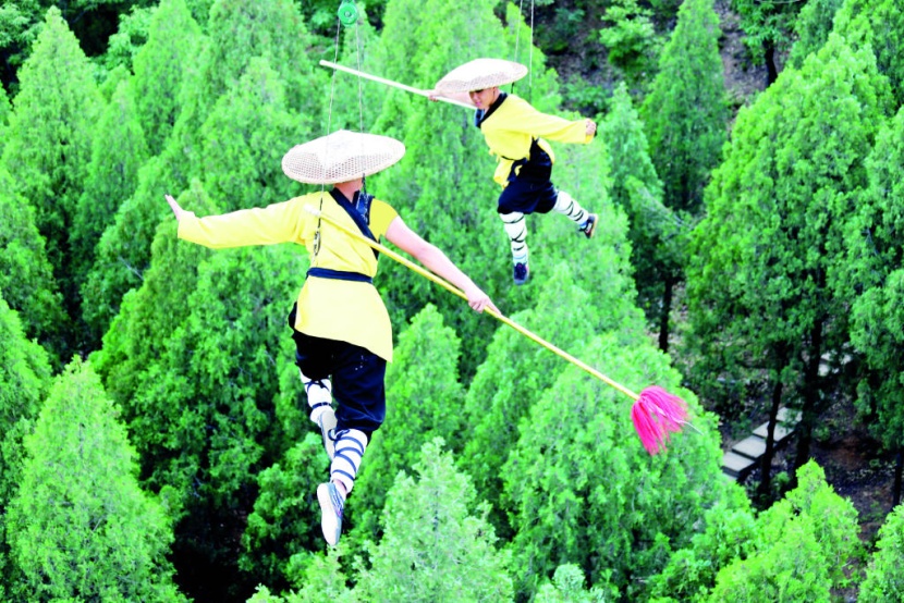 الكونج فو المعلق