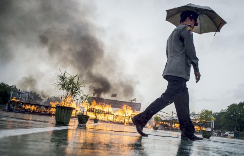 إحراق المخدرات