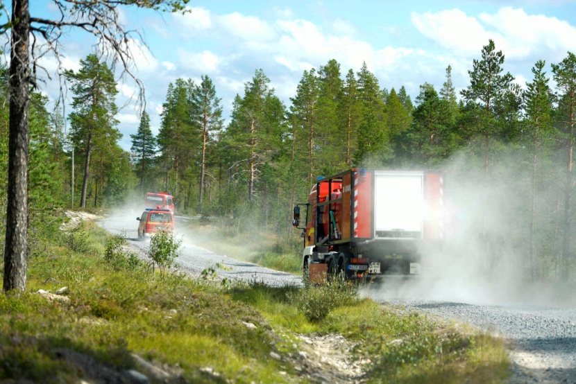 حرائق الغابات تعطل حركة المرور على عدد من الطرق السريعة في ألمانيا