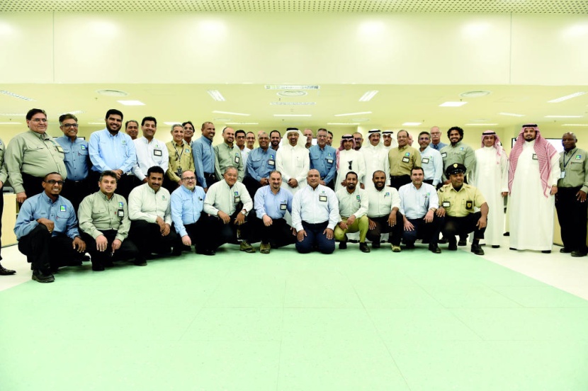 كبار مسؤولي «أرامكو السعودية» يستقبلون وزير الطاقة خلال زيارته التفقدية لسير الأعمال في مدينة جازان للصناعات الأساسية والتحويلية